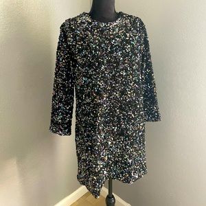 Zara sequin dress